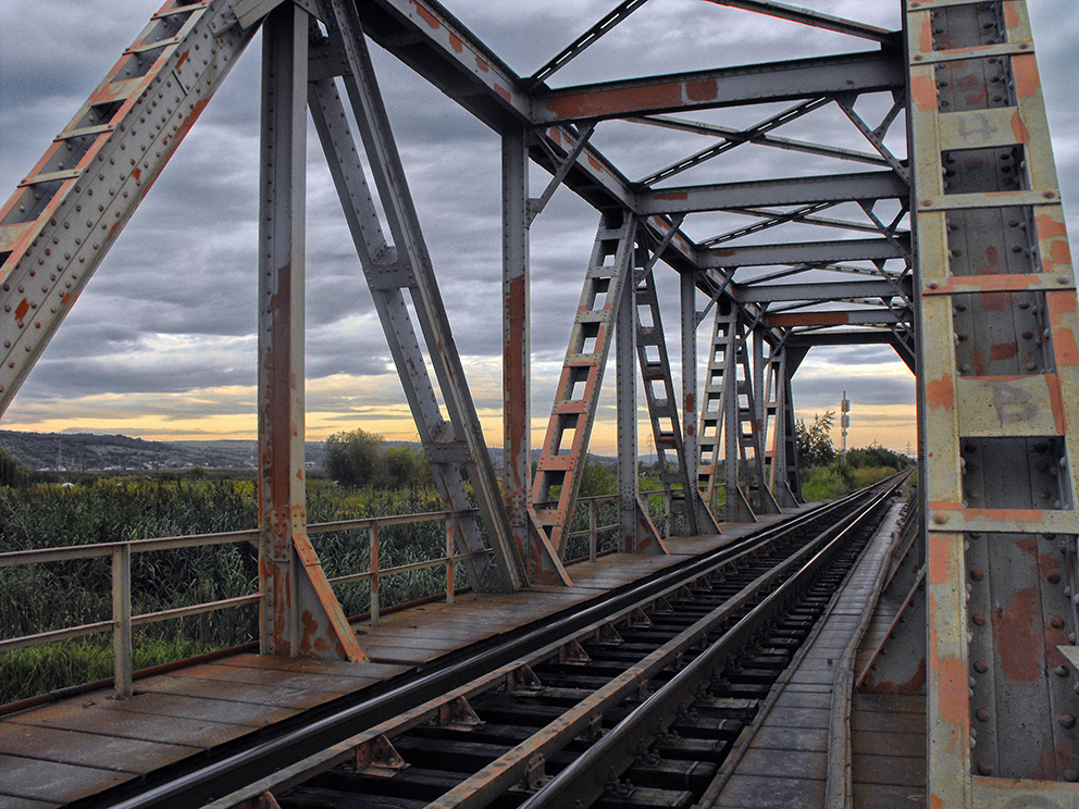 railway bridge in Vaslui