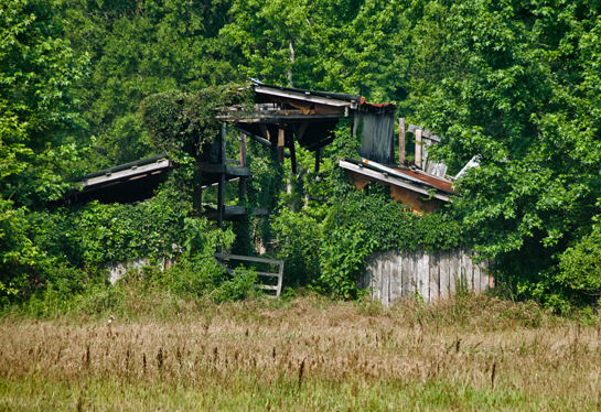 nearby barn