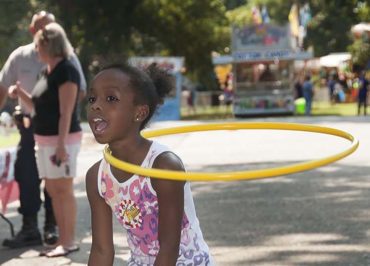 hula hooping